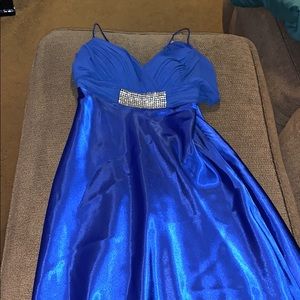 Blue dress, never wear